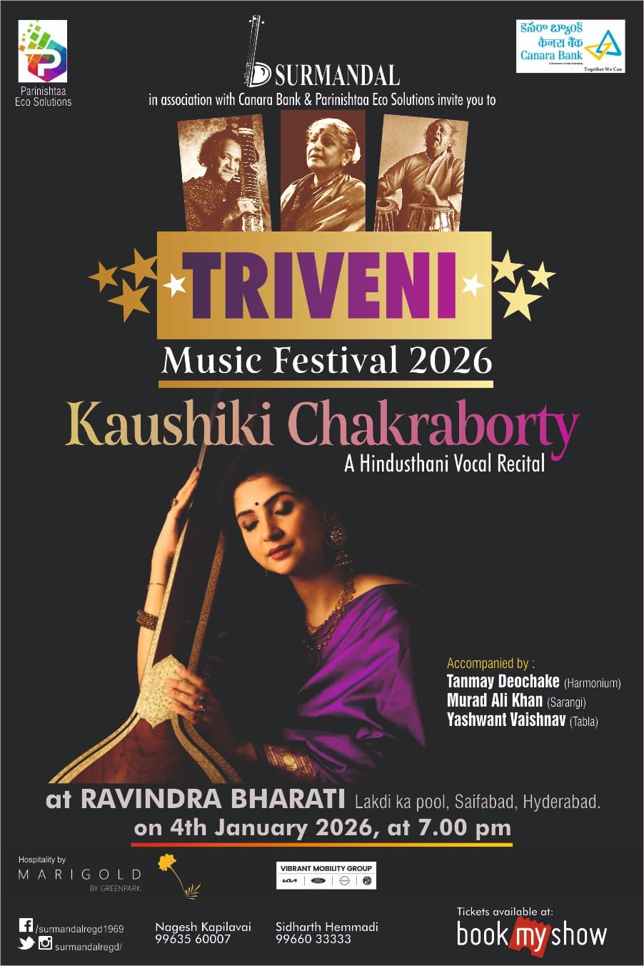 Triveni 2026 concert poster